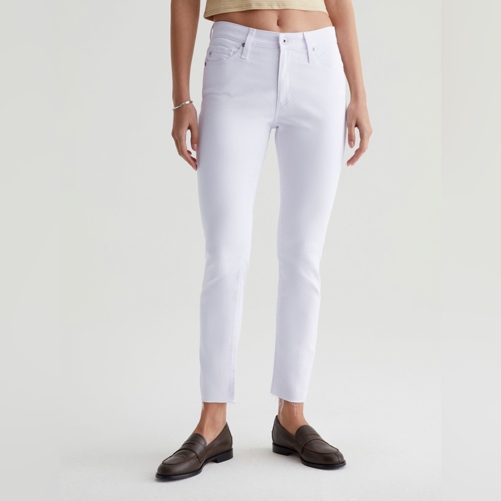 AG Jeans Women's Farrah Skinny Ankle Raw Hem Size 30